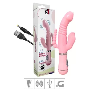 Vibrador Ponto G Recarregável - Rosa