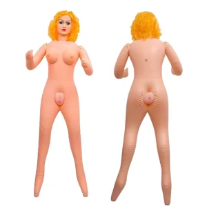 Boneca Inflável Com Vagina E Ânus Em CyberSkin