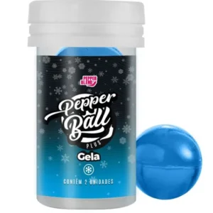 Bolinha Excitante Pepper Ball Gela 2 Unid. Pepper Blend